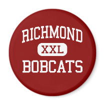 Richmond - Bobcats - Middle - Richmond Maine magnets by customteamsportswear Richmond - Bobcats - Middle - Richmond Maine magnets