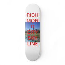 RICHMOND CITY SKY LINE SKATE BOARD DECK