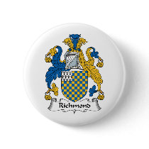 Richmond Family Crest buttons by coatsofarms Richmond Family Crest buttons