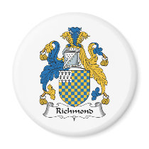 Richmond Family Crest magnets by coatsofarms Richmond Family Crest magnets