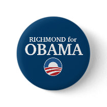 RICHMOND for Obama custom your city personalized buttons by funnycustomtshirts RICHMOND for Obama custom your city personalized buttons