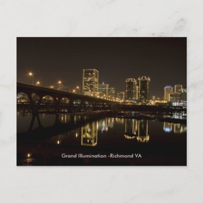 Richmond Grand illumination, . Post Cards