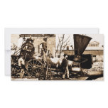 Richmond &amp; Petersburg RR Ruins Richmond VA April 1 Custom Photo Card