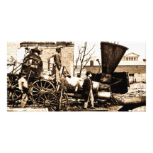 Richmond & Petersburg RR Ruins Richmond VA April 1 Custom Photo Card