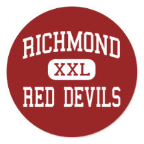 Richmond - Red Devils - High - Richmond Indiana stickers by customteamsportswear Richmond - Red Devils - High - Richmond Indiana stickers