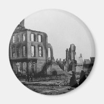 Richmond, Virginia ~ Civil War Era 1865 Fridge Magnets