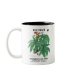 Ricinus, Castor OIl Plant, Roudabush's Seed Store Coffee Mugs
