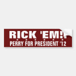 RICK 'EM!! BUMPER STICKER
