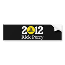 Rick Perry 2012 Bumper Sticker