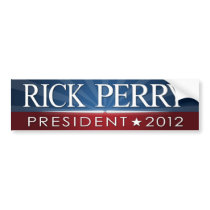 Rick Perry 2012 Bumper Stickers