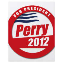Rick Perry 2012 Flyer Design