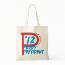 Rick Perry 2012 for President Canvas Bags