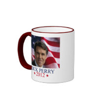 Rick Perry 2012 for president coffee mug