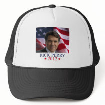 Rick Perry 2012 for president trucker hat