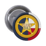 Rick Perry 2012 Ranger Badge Pinback Buttons