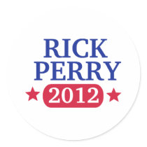Rick Perry 2012 stickers