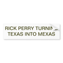 RICK PERRY BUMPER STICKER