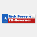 Rick Perry for Ex-Governor Bumper Sticker