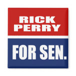 RICK PERRY FOR GOVERNOR FRIDGE MAGNET
