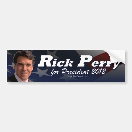 Rick Perry for President 2012 Bumper Sticker
