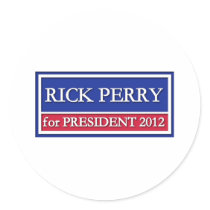 Rick Perry for President 2012 stickers