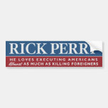 Rick Perry Parody Bumper Sticker