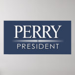 Rick Perry Rally Sign Print
