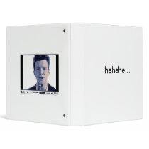 rick roll'd, hehehe... 3 ring binders