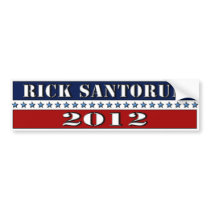 Rick Santorum 2012 - bumper sticker