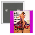 Rick Santorum 2012 Button