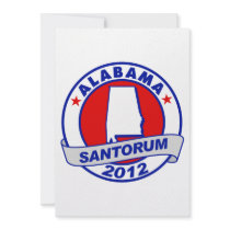 Rick Santorum Alabama Personalized Announcement