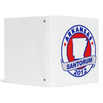 Rick Santorum Arkansas Vinyl Binder
