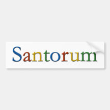 rick santorum bumper sticker