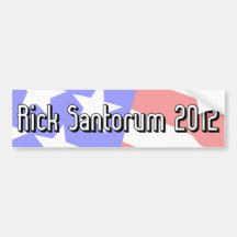 Rick Santorum Bumper Sticker