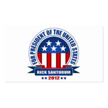 Rick Santorum Business Cards