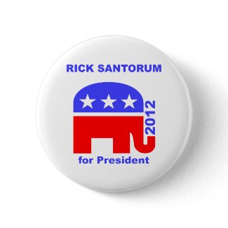 Rick Santorum button
