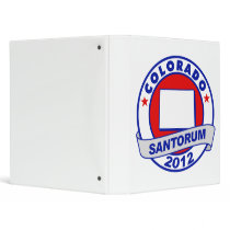 Rick Santorum Colorado 3 Ring Binders
