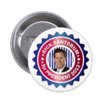 Rick Santorum for President 2012 Button