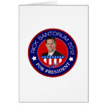 Rick Santorum for President 2012 Cards