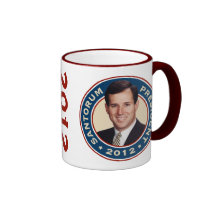 Rick Santorum for President 2012 Coffee Mugs