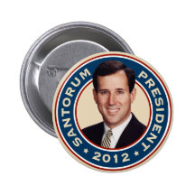Rick Santorum for President 2012 Pins