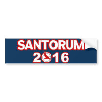 Rick Santorum for President 2016 Bumper Sticker