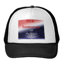 Rick Santorum For President Dulled Explosion Hat