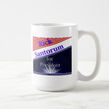 Rick Santorum For President Explosion Coffee Mugs