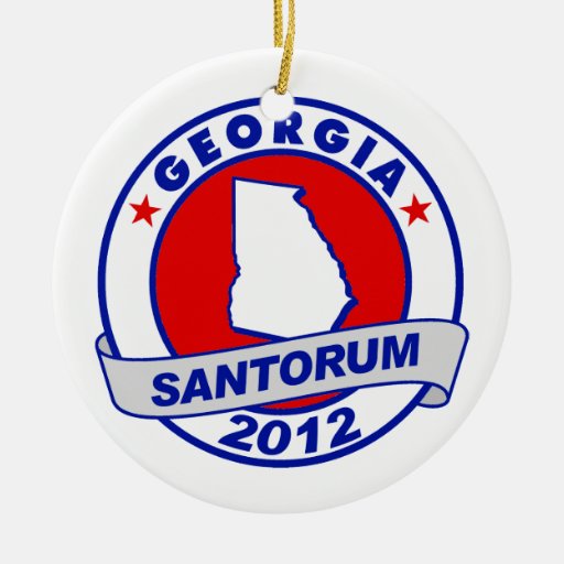 Rick Santorum Georgia Christmas Tree Ornaments