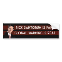 Rick Santorum is Fake bumper sticker bumper stickers