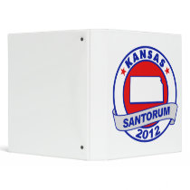 Rick Santorum Kansas Vinyl Binders