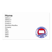 Rick Santorum Kansas Business Card Templates