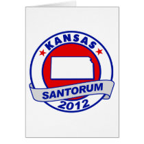 Rick Santorum Kansas Greeting Card