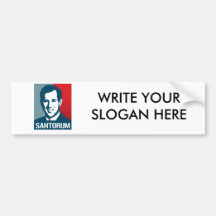 RICK SANTORUM POSTER BUMPER STICKERS